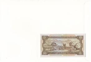 Makaó 1984. 10P borítékban, alkalmi bélyeggel bélyegzésekkel T:UNC 
Macau 1984. 10 Patacas in envel...