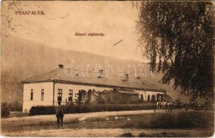 1912 Prakfalva, Prakendorf, Prakovce; Állami népiskola. Pollák Lajos kiadása / school (EK)