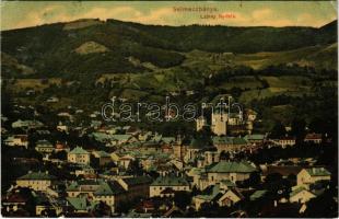 1910 Selmecbánya, Banská Stiavnica; látkép nyugat felé. Joerges kiadása / general view (EK)