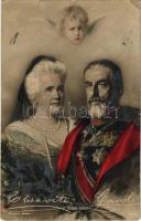 Regele Carol si Regina Elisabeta / Queen Elisabeth of Romania and Carol I of Romania (fa)