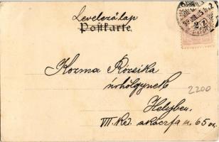 1899 (Vorläufer) Ladies with rifles. L. Klement 763. s: Hermann Junker (kis szakadás / small tear)