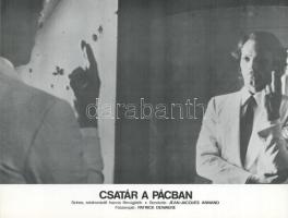 ,,Csatár pácban" című francia filmvígjáték jelenetei és szereplői, 7 db produkciós filmfotó (vi...