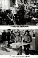 cca 1965 ,,Csengetnek, nyiss ajtót!" című szovjet film jelenetei és szereplői, 11 db vintage pr...