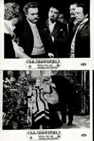 cca 1979 előtti ,,Csajkovszkij" című szovjet film jelenetei és szereplői, 19 db vintage produkciós filmfotó (vitrinfotó, lobbyfotó) ezüst zselatinos fotópapíron, a használatból eredő (esetleges) kisebb hibákkal, 18x24 cm