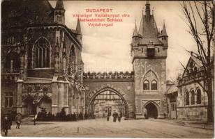 1914 Budapest XIV. Városliget, Vajdahunyad vára (EK)