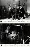 cca 1966 ,,Csavargók Köztársasága" című szovjet film jelenetei és szereplői, 13 db vintage prod...