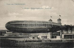 Fischamend with military baloon Parseval