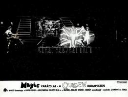 cca 1987 ,,Magic varázslat - a Queen Budapesten" című magyar koncertfilm három jelenete, 3 db v...