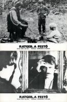 cca 1978 ,,Ratgeb, a festő" című NDK-beli film jelenetei és szereplői, 9 db produkciós filmfotó...