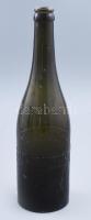 Szalay testvérek első magyar részvénysör Vácz feliratos sörös üveg / vintage beer bottle, m: 28 cm