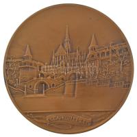 Berán Lajos (1883-1943) ~1931. "Budapesti emlék" kétoldalas bronz emlékérem "ÁPV"...