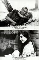 cca 1976 ,,A tóparti ház asszonya" című szovjet film jelenetei és szereplői, 16 db vintage prod...