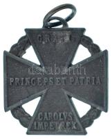 1916. "Károly-csapatkereszt" Zn kitüntetés mellszalag nélkül T:XF Hungary 1916. "Charles Troop Cross" Zn decoration without ribbon C:XF NMK 295.