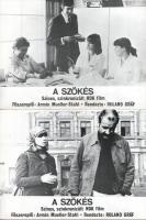 cca 1980 ,,A szökés" című NDK film jelenetei és szereplői, 7 db produkciós filmfotó (vitrinfotó...