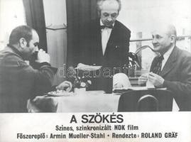cca 1980 ,,A szökés" című NDK film jelenetei és szereplői, 7 db produkciós filmfotó (vitrinfotó...