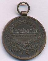 1914. "Ferenc József Bronz Vitézségi Érem" bronz kitüntetés mellszalag nélkül. Szign.: Tau...