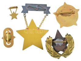 4db-os szocialista kitüntetés tétel, közte 1953. "A belkereskedelem kiváló dolgozója" ráté...