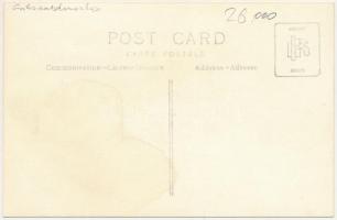 Csíkszentdomokos, Sandominic; vasútvonal, vonat / railway line with train. photo (fl)