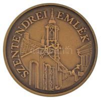 DN Szentendrei Emlék / BÁV bronz emlékérem dísztokban (32mm) T:AU
