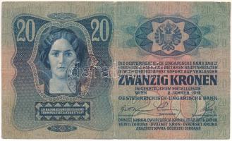 1913. 20K fekete "ROMANIA TIMBRU SPECIAL" felülbélyegzéssel T:F kis szakadás
Adamo K17