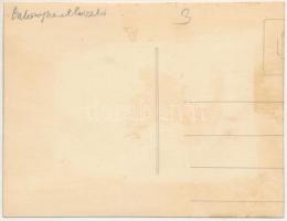 Bakonyszentlászló, Esterházy kastély. photo (10,8 cm x 8,2 cm) (vágott / cut)