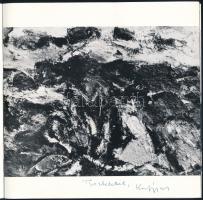 1974 Konfár Gyula Munkácsy-díjas festőművész kiállítási prospektusa, a művész által ALÁÍRT példány