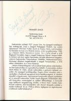 cca 2000 Hemmert János (1927-2010) festőművész kiállítási prospektusa. A művész által DEDIKÁLT!