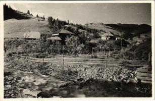 1944 Borsabánya, Baia Borsa, Baile Borsa (Máramaros); látkép / general view (vágott / cut)