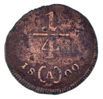 Ausztria 1800A 1/4kr Cu T:XF patina
Austria 1800A 1/4 Kreuzer Cu C:XF patina
Krause KM#2105