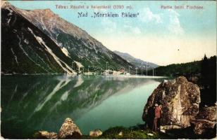 Tátra, Magas-Tátra, Vysoké Tatry; részlet a Halas-tónál. Cattarino S. utóda Földes Samu kiadása / Partie beim Fischsee / Morskie Oko / lake (Rb)