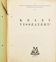 Kelet visszatérésének emlékére a M. E. G. E 1940" - 20 db-os irredenta ex libris album Erdély v...