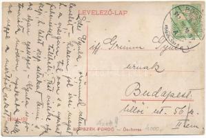 1912 Borszék, Borsec; Ős-forrás / spa, spring source (ázott / wet damage)