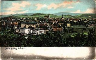 Jelenia Góra, Hirschberg im Riesengebirge; general view (cut)