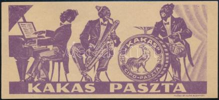 cca 1920-1930 Kakas paszta számolócédula, Bp., Klösz-ny.,