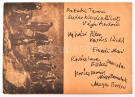 Pataki Ferenc, Swierkiewicz Róbert, Végh András, Ujházi Péter, Kovács László, Ecsedi Mari, KovácsImre, Bikácsi Daniela, Kovács Tamás, Nagy Benedek, Mayer Berta, István király múzeum 1974. 11 db nyomatot tartalmazó mappa.