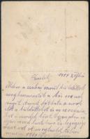 1918.02.25, Tábori mise, megemlékezés a békéscsabai 101-es gyalogezred hőseiről. Fotólap, sarokhajlá...