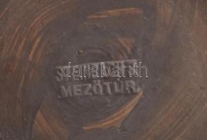 Steinbach Mezőtúr kerámia váza. Jelzett, kis kopással, m: 16,5 cm