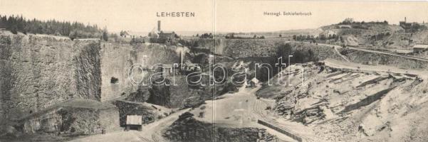 Lehesten stone pit Panoramacard