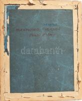 Alexander Begrov (Beggrov) (1841-1914): Szentpétervári kikötő. Akvarell, karton. Jelzett 22x27 cm ho...