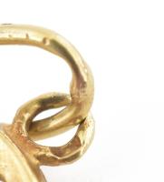 Arany (Au) 14K Mercedes medál, jelzett, d: 1,7 cm, nettó: 1,8 g