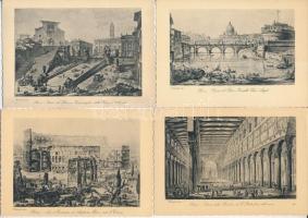 ROMA ANTICA - 40 db régi olasz képeslap / 40 pre-1945 Italian postcards. Inc. Piranesi