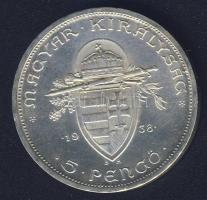 1938. 5P Ag "Szt.István" T:2 kis ph