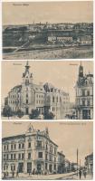 Kaposvár - 3 db régi város képeslap / 3 pre-1945 town-view postcards