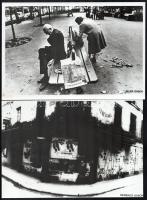 1981 Fészek Galéria Párizs-Budapest fotókiállítás bemutató és meghívó 5 db fotó reprodukcióval 20x30...