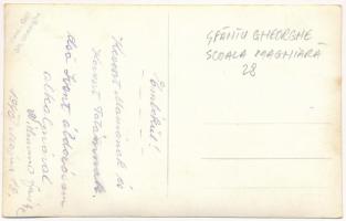 1940 Sepsiszentgyörgy, Sfantu Gheorghe; magyar iskolások / Hungarian school. Gáll photo (fl)