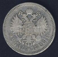 Oroszország 1898. 1R Ag T:3-/4+ ph