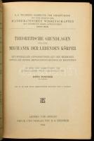 Otto Fischer: Theoretische Grundlagen für eine Mechanik der Lebenden Körper. Matematischen Wissensac...