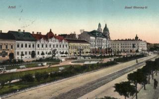 Arad Count Joseph street with bank