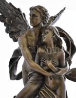 Jean Didier Debut (1824-1893): Amor és Psyche. A művész szobrának XX. századi utánöntése. Jelzett: &...