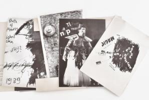 Szabad Terület, Magyar Műhely találkozó, 1989, Szombathely. 50 db reprodukciót tartalmazó mappa 14x2...